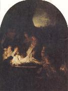 The Entombent of Christ Rembrandt